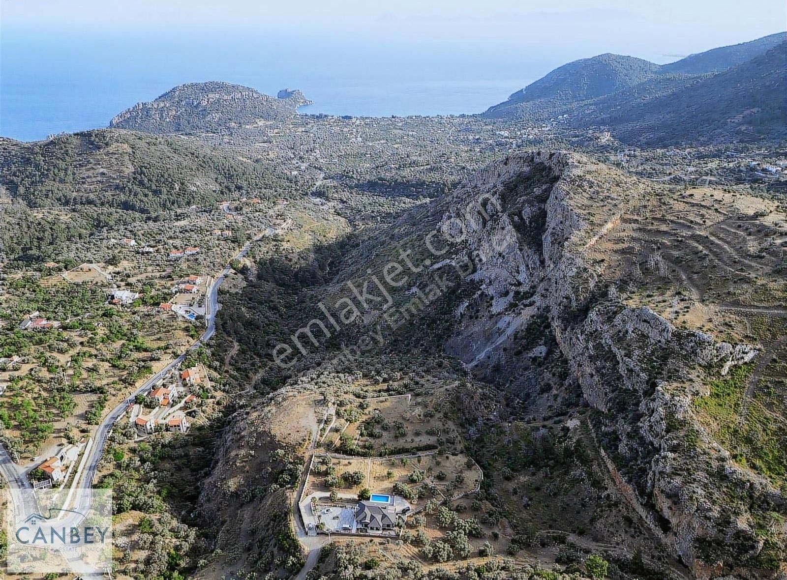 Datça Mesudiye'de Muhteşem Deniz Manzaralı 19.531 M2 Zeytinlik