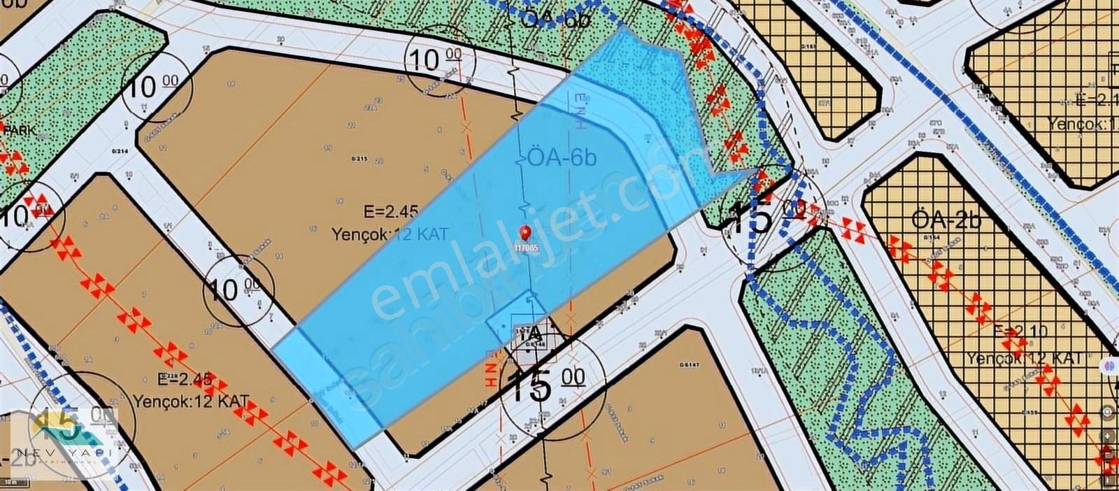 ** Nev Yapı Arsa Ofisinden 222 Metrekare ** - Görsel 2
