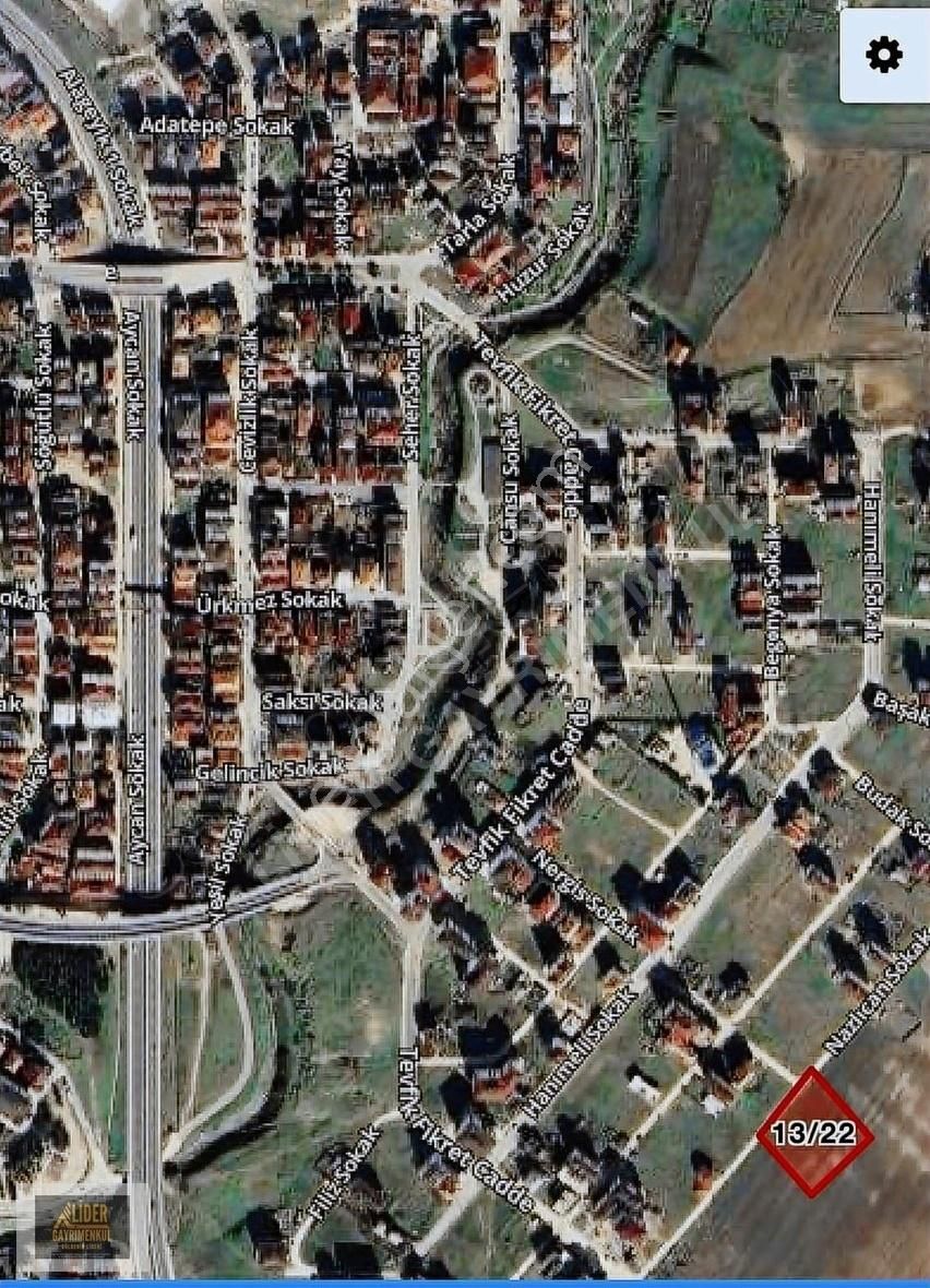 Lider'den Çerkezköy G.m.k.p Mah.1.1000 Plan İçerisnde 333m²hisse