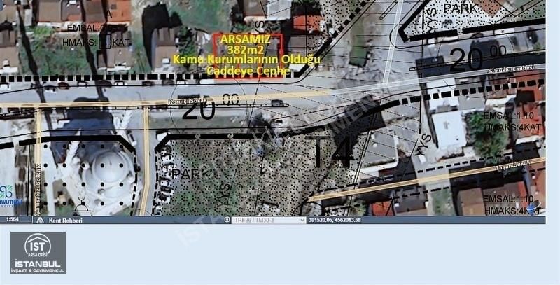 Arnavutköy Kamu Kurumlarının Olduğu Cad. Cephe 382 M2 Arsa