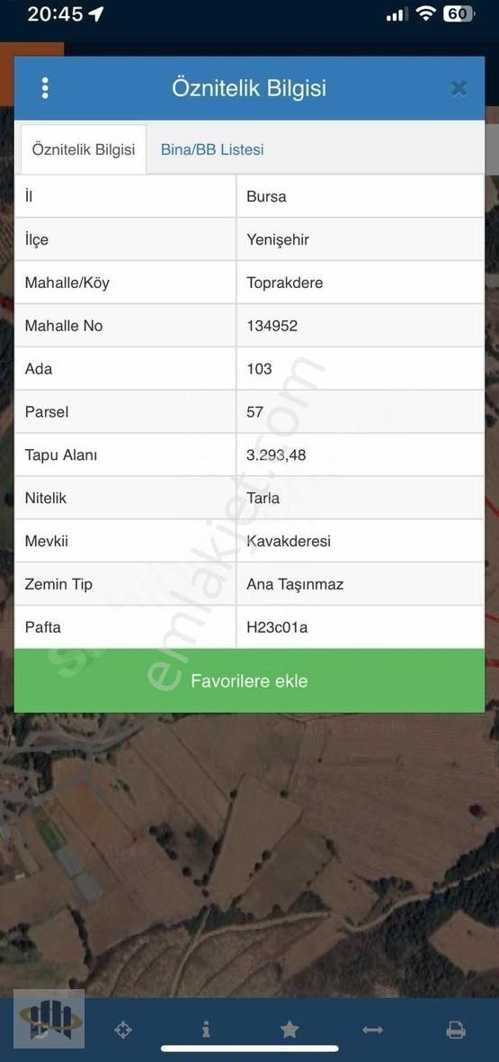 Eoradan Toprakderede 7 Parsellik Arsa | Komple Satılık
