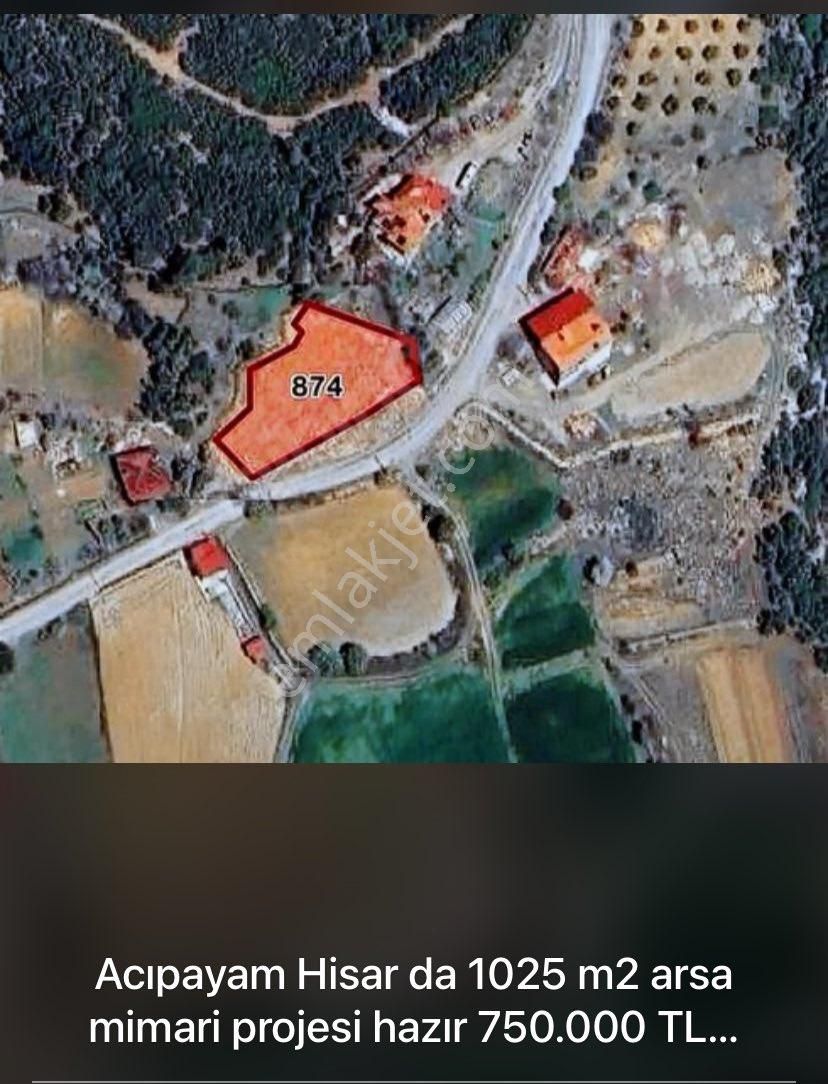 Acıpayam Hisar Projeli Arsa Fırsatı
