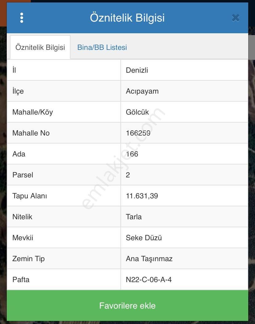 Acıpayam Gölcük De 11631 M2 Ayva Bahçesi - Görsel 2