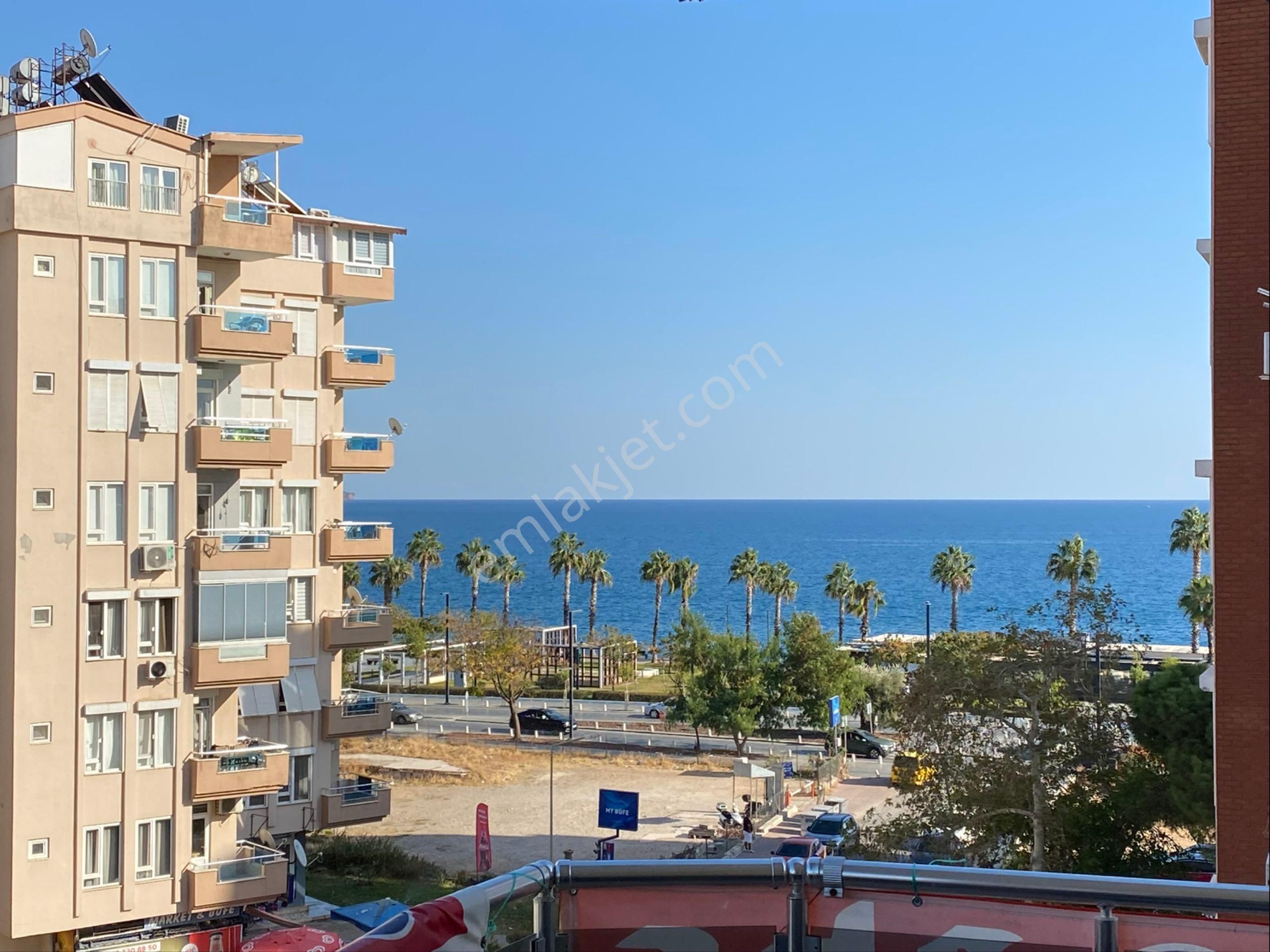 Antalya Konyaaltı Deniz Manzaralı İçi Full Yapılı Katta 2+1 Ebeveyn Banyolu Satılık