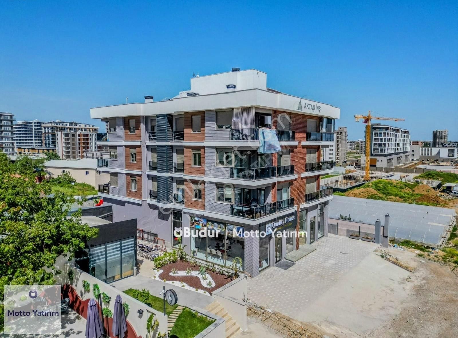 Kardeş Kentler'e 2. Parsel Kapalı Otoparklı 2+1 Satılık Daire
