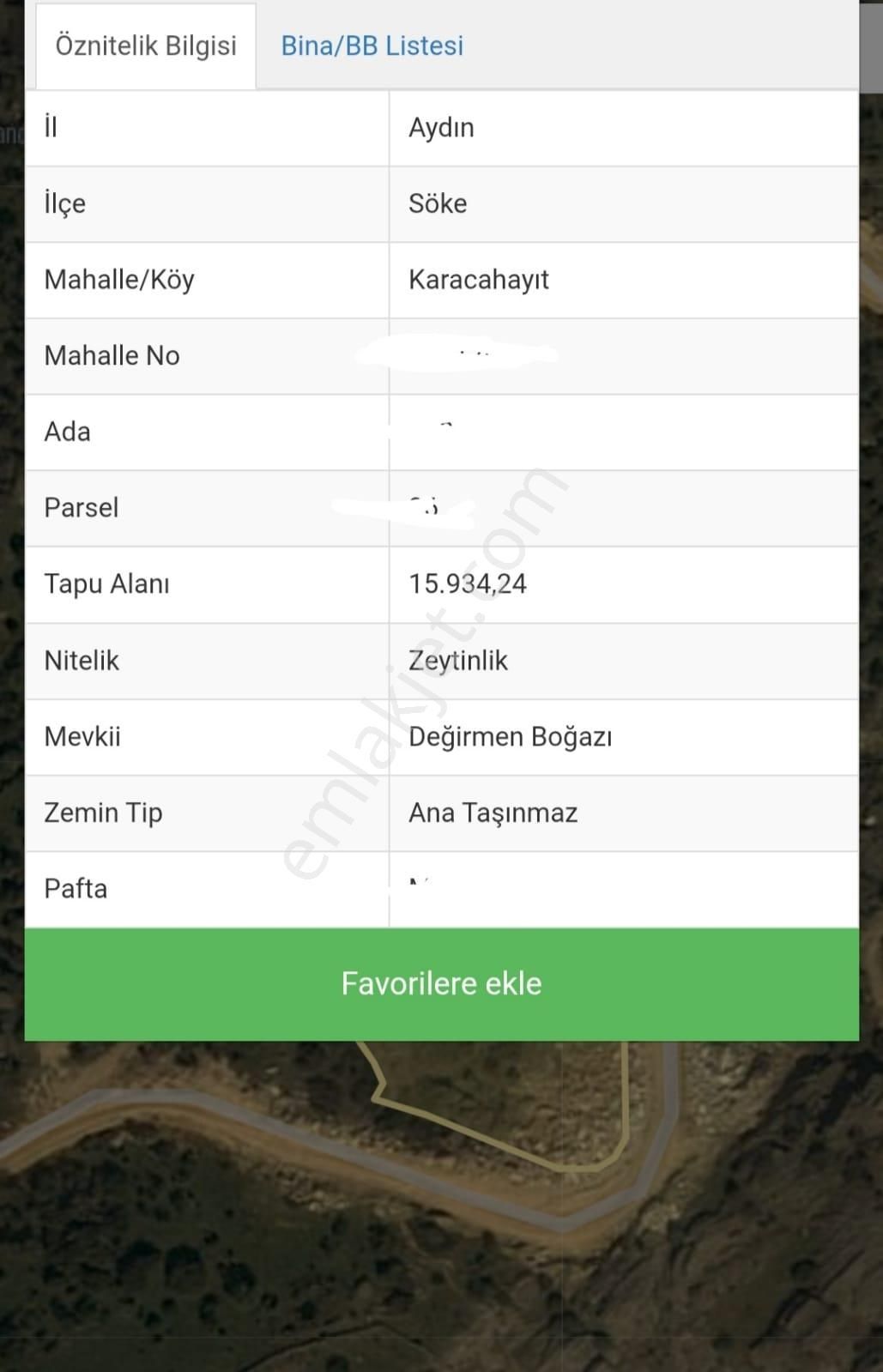 Karacahayıt Köyü Söke De Satılık Zeytinlik - Görsel 2