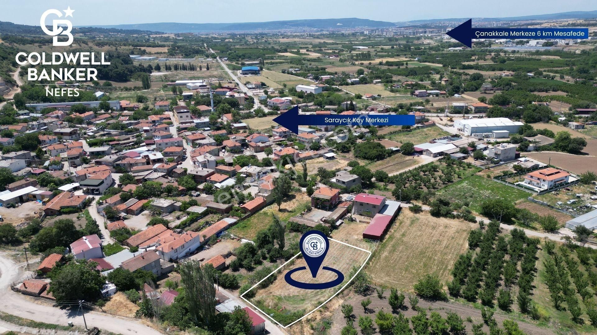 Çanakkale Merkez Saraycık Köyünde Köy İçi İmarlı Satılık Arsa