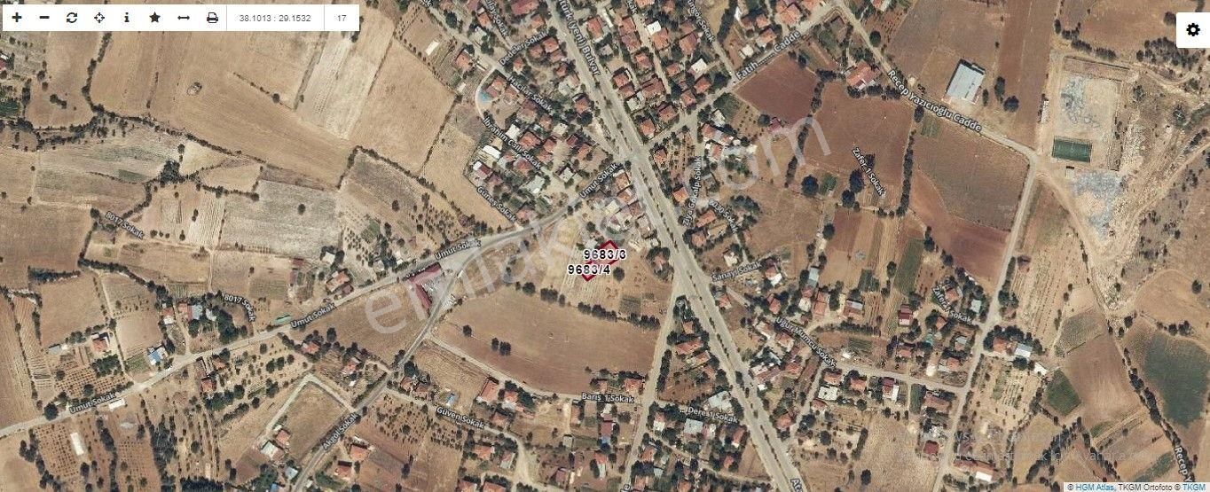 Akkonak Gayrimenkulden Pamukkale Gözlerde Satılık 793 M2 Arsa​