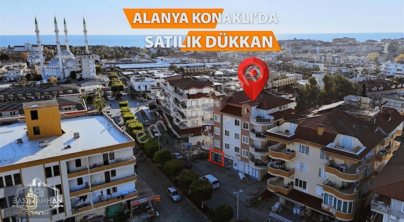 Alanya Konaklı Mah. Kurumsal Kiracılı Satılık Dükkan+depo