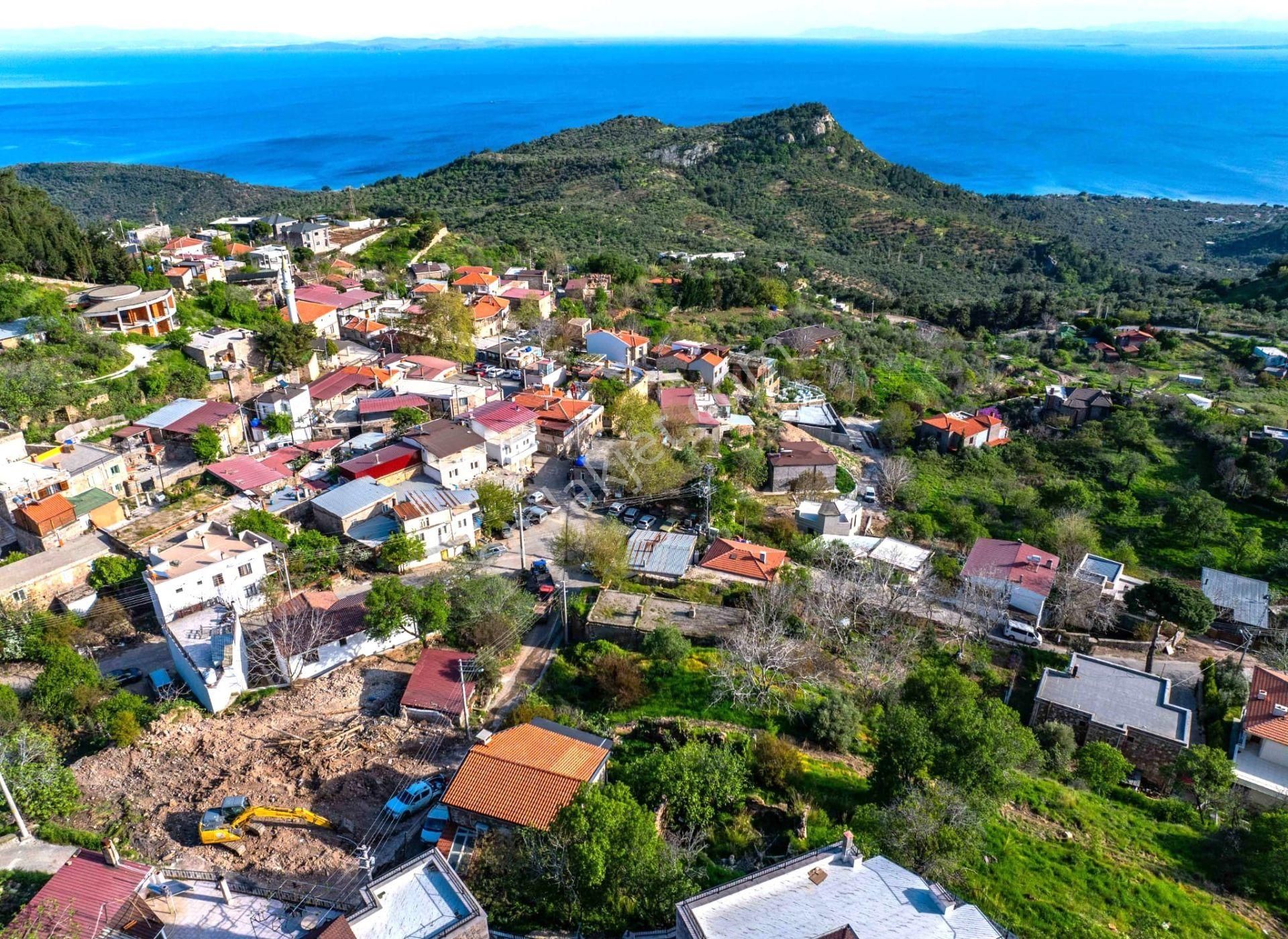 Çanakkale Ayvacık Kayalar Köyü Midilli Manzaralı Satılık Tarla