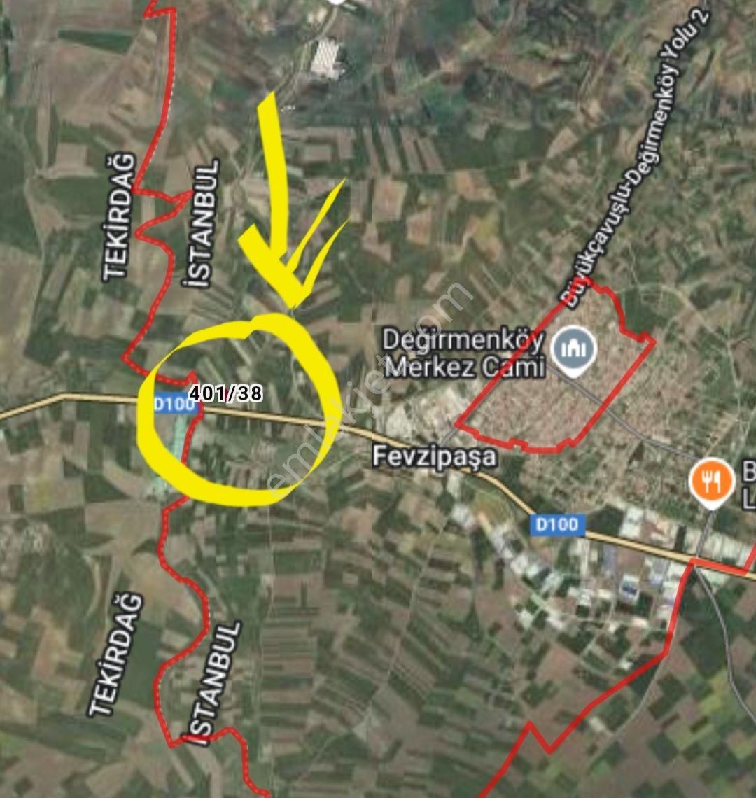 İstanbul Silivri Değirmenköy Tek Tapu 1307m²