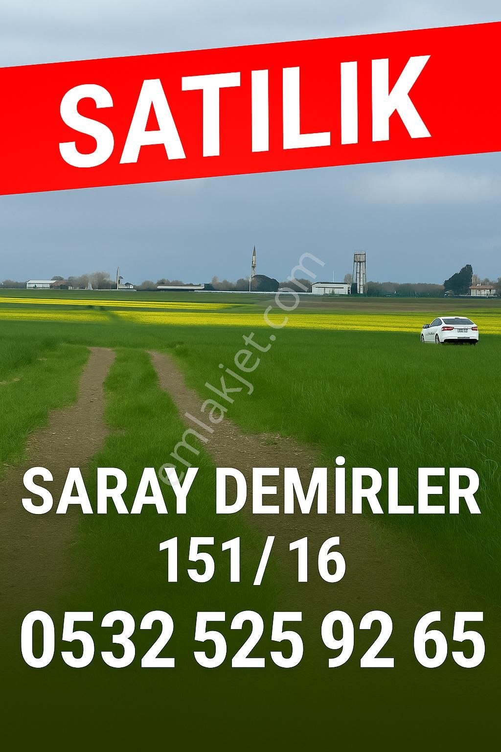 Tekirdağ Saray Demirler Köyünde Tarladan Hisseli Parseller