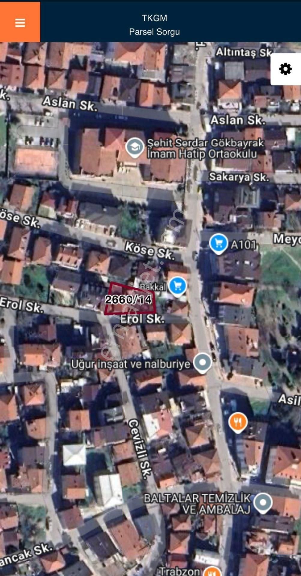 Derince'de 378 M2 Satılık Kupon Arsa