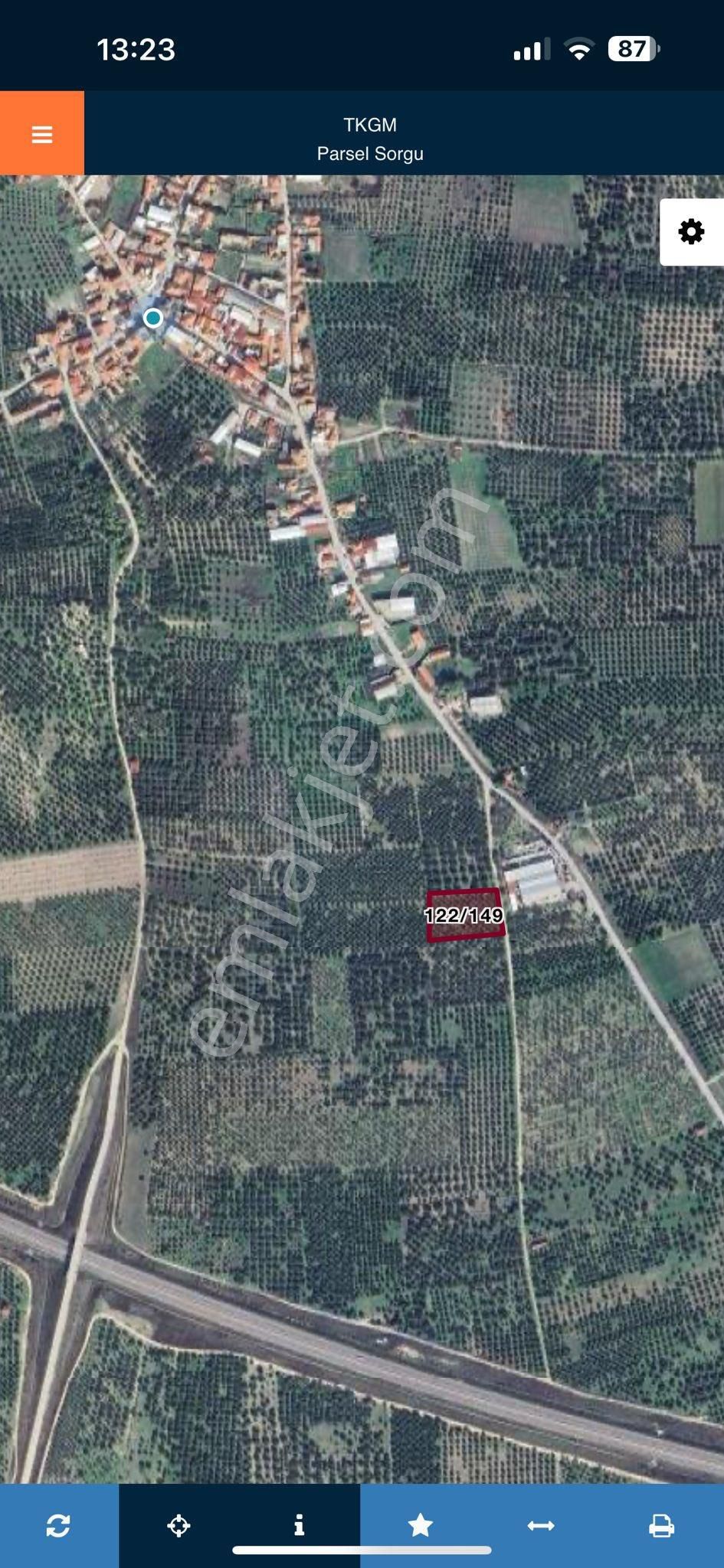 Akhisar Sünnetçiler'de Satılık 3.942 M2 Tek Tapu Zeytinlik - Görsel 2