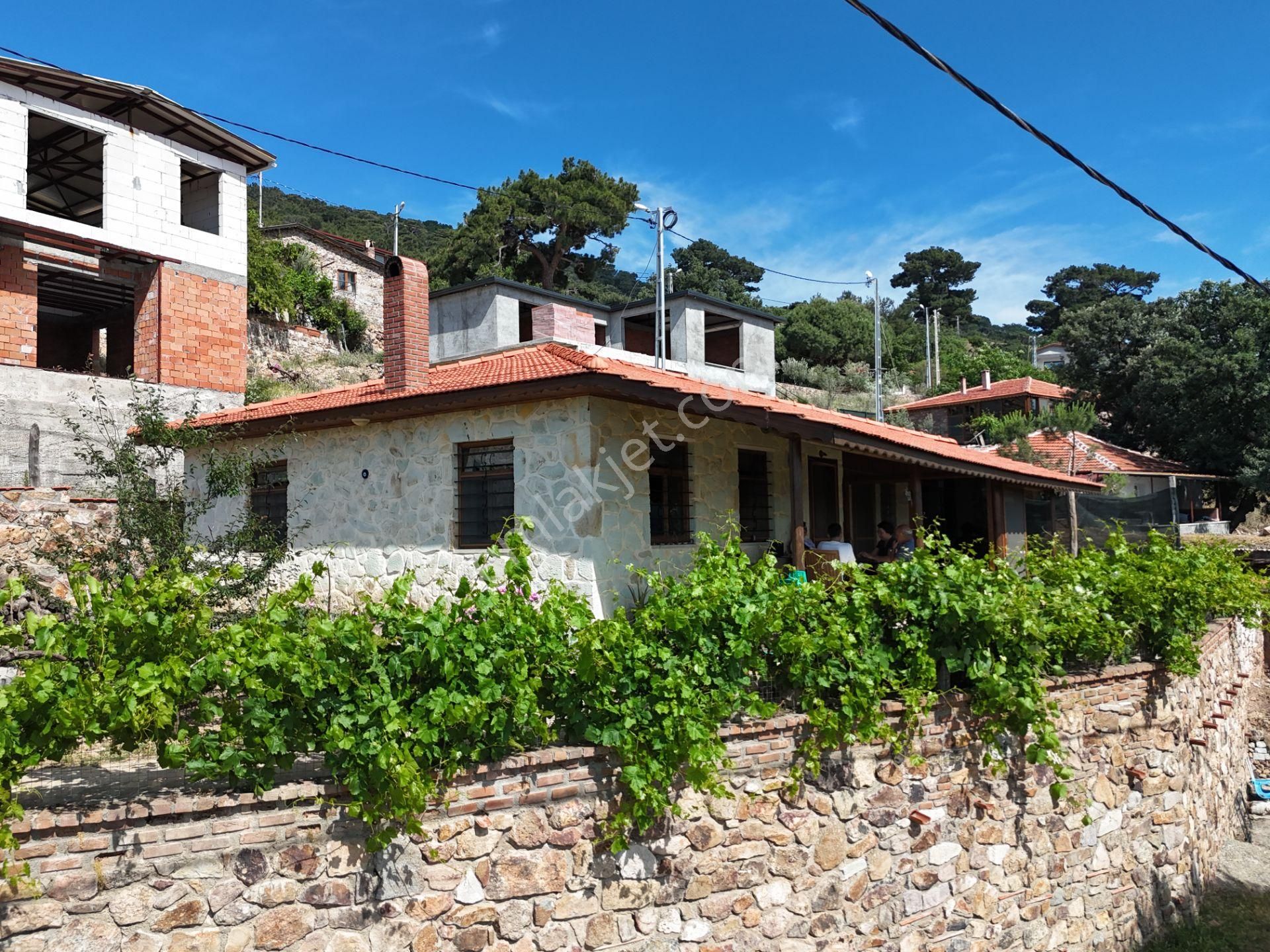 Burhaniye'de Doğanın Kalbinde Deniz Manzaralı Satılık Taş Ev - Görsel 31