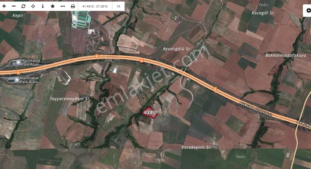 Lüleburgaz Hamitabat'ta Yatırıma Uygun 11.903 M2 Arazi