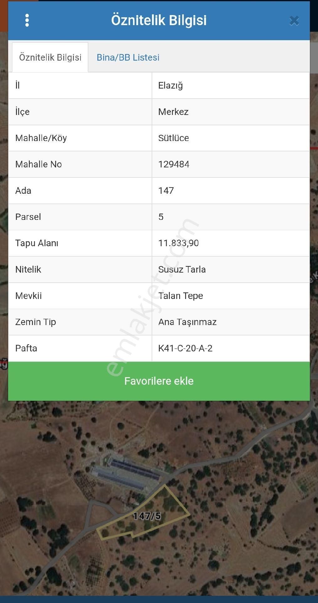 Sütlüce'de 11,833 M2 Tarla Ana Yola Yakın