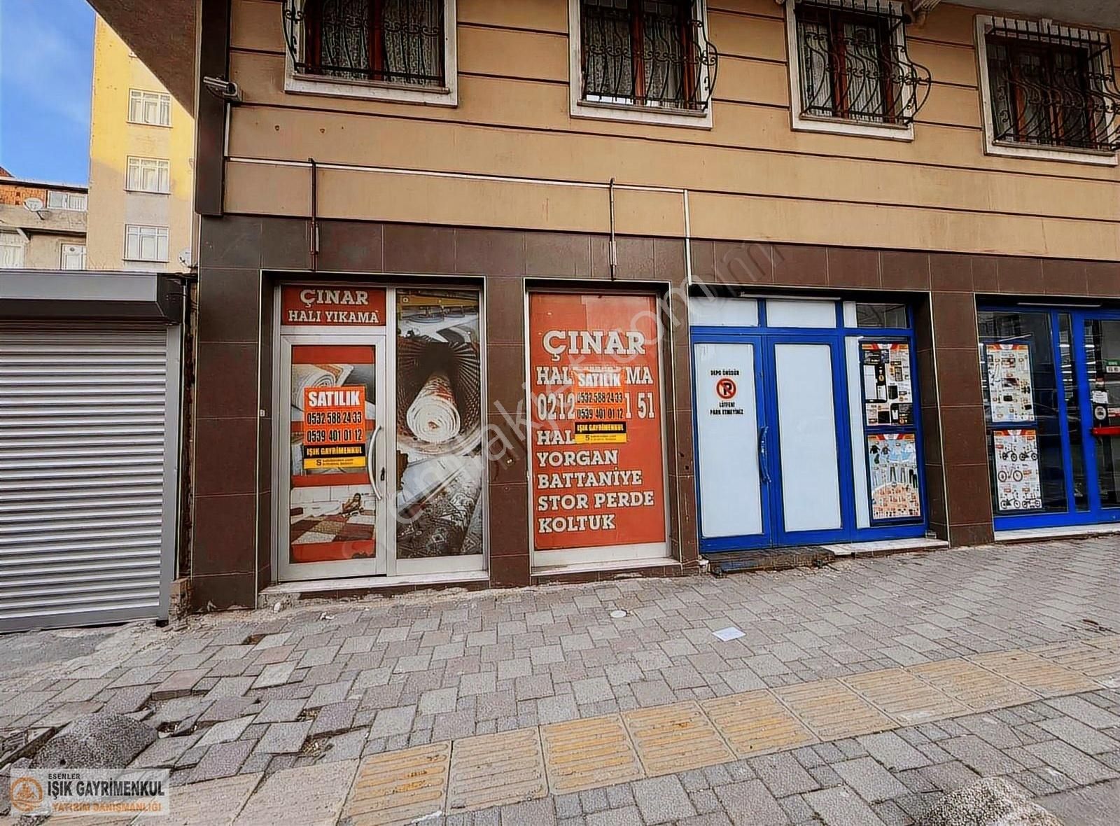 Işıktan Kaymakamlığa Yakın İskanlı Düz Giriş Dükkan 80 M2