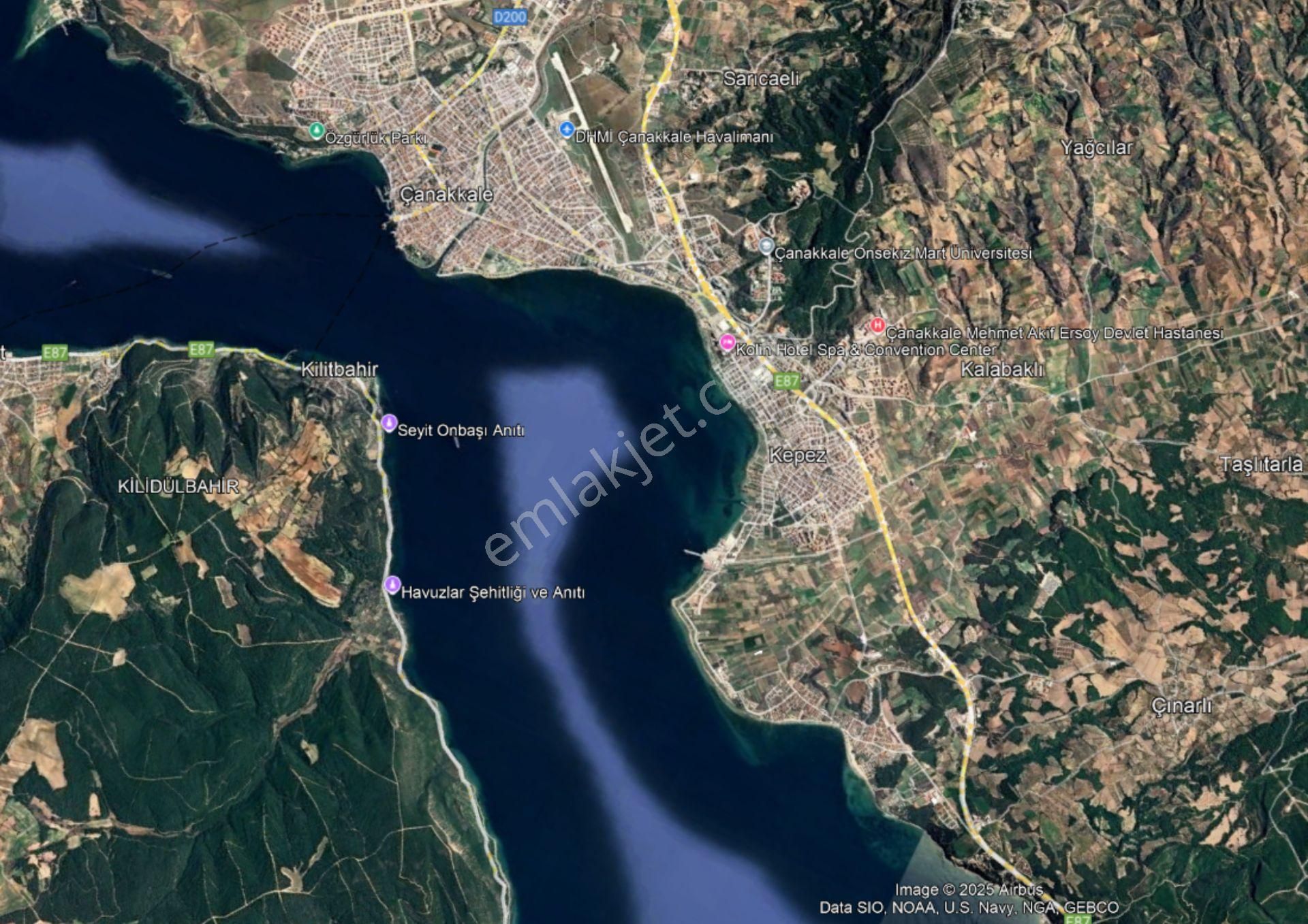 Çanakkale Kepez Denize 600m Satılık Meyva Bahçesi
