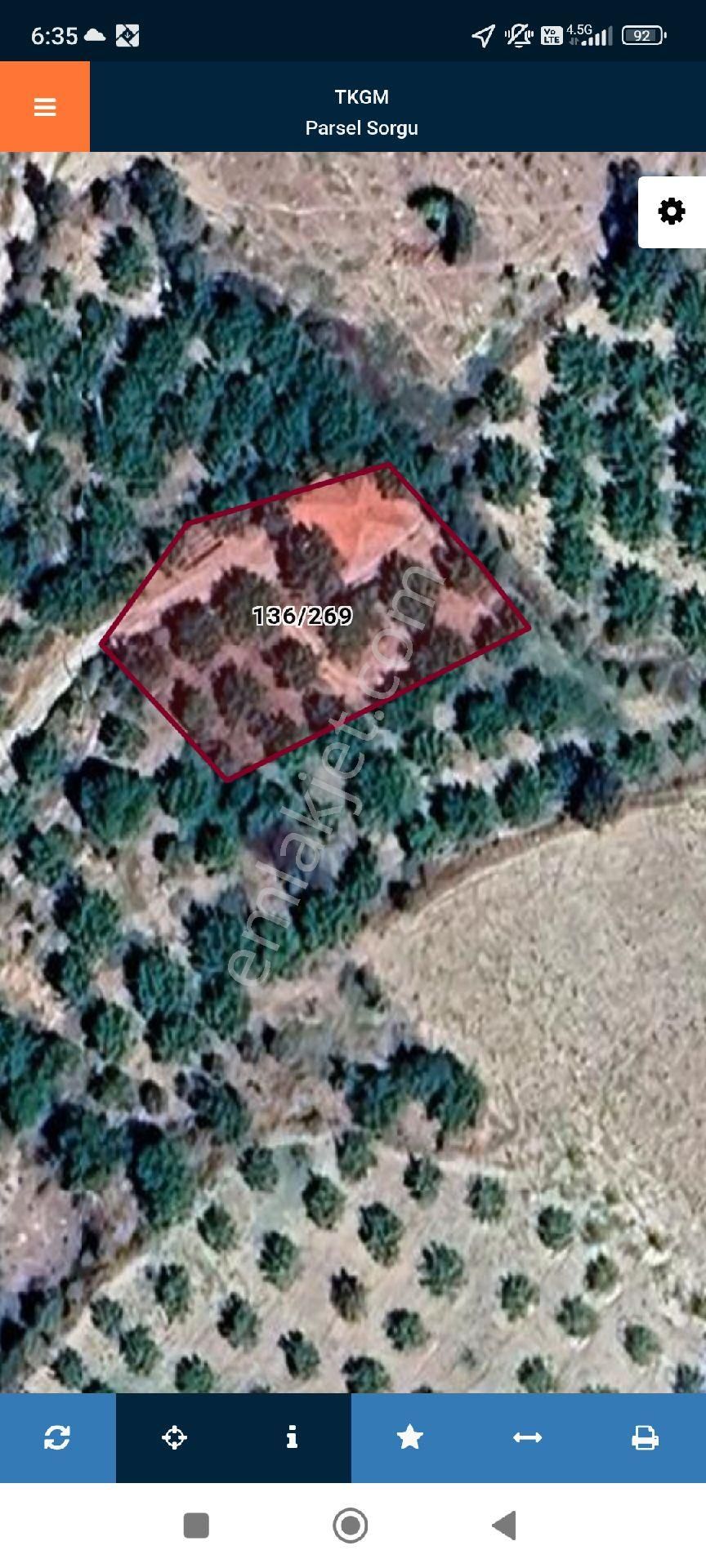 Hekimhan Girmana Da Satılık 1269 M2 Bahçe