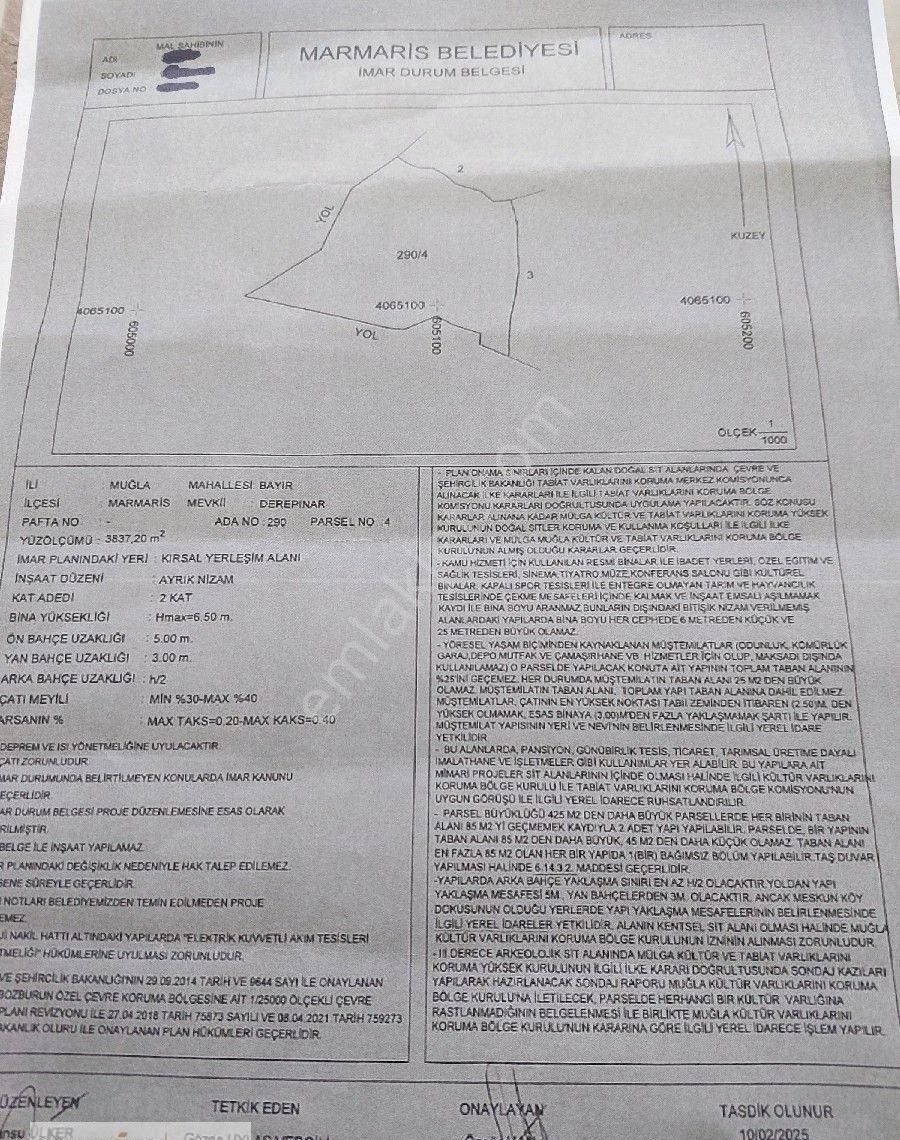 Orhaniye Güneş Emlaktan Konut Imarlı Tarla - Görsel 11