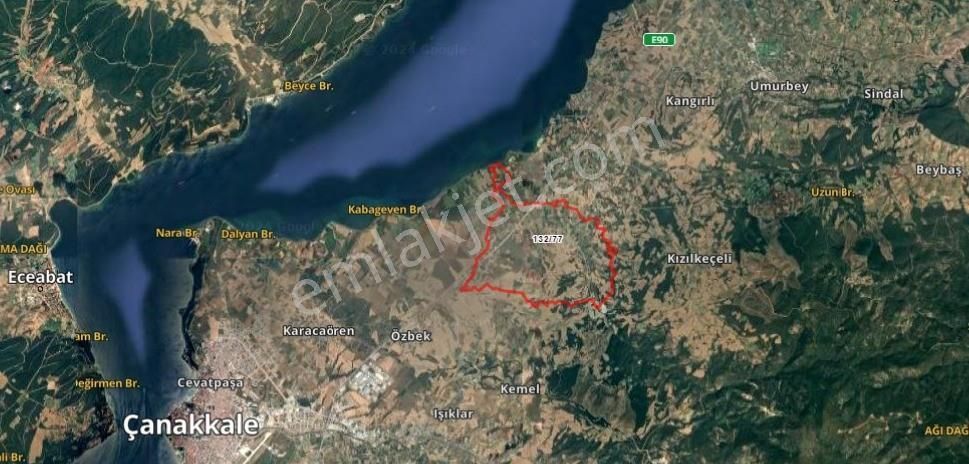 Çanakkale Merkez Musaköy Tek Tapu 5.16m2 Satılık Arsa