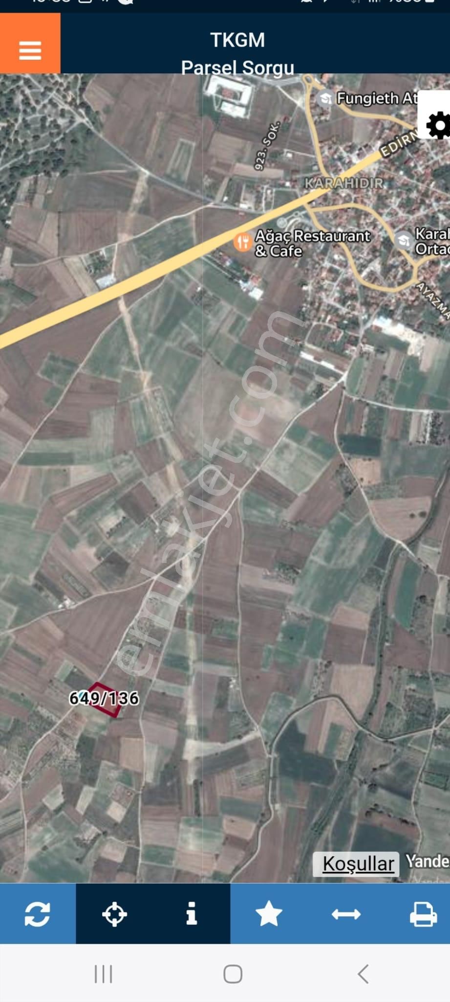 Kırklareli/merkez Karahıdır Mahallesi Satılık Bağ & Bahçe Yeri