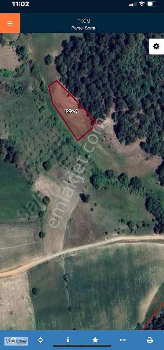 Keles Pınarcık'ta Yolu Olan Satılık 1634m2 Tek Tapu Arsa