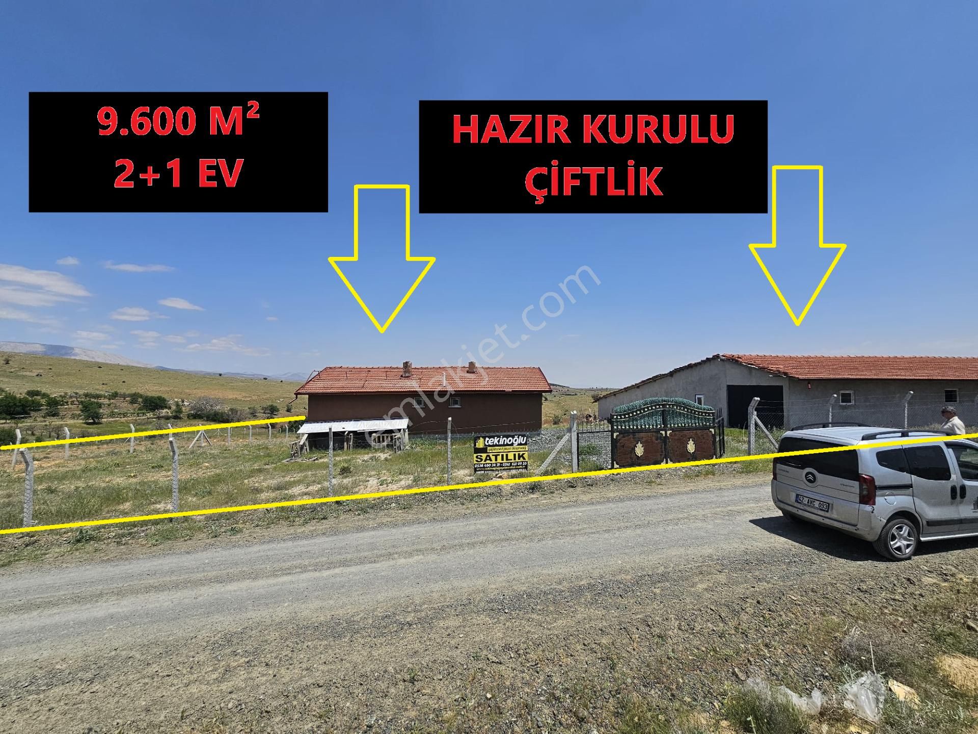 💥şokk Fiyat Karadiğin'de 9.600 M² Hazır Kurulu Çiftlik Ev