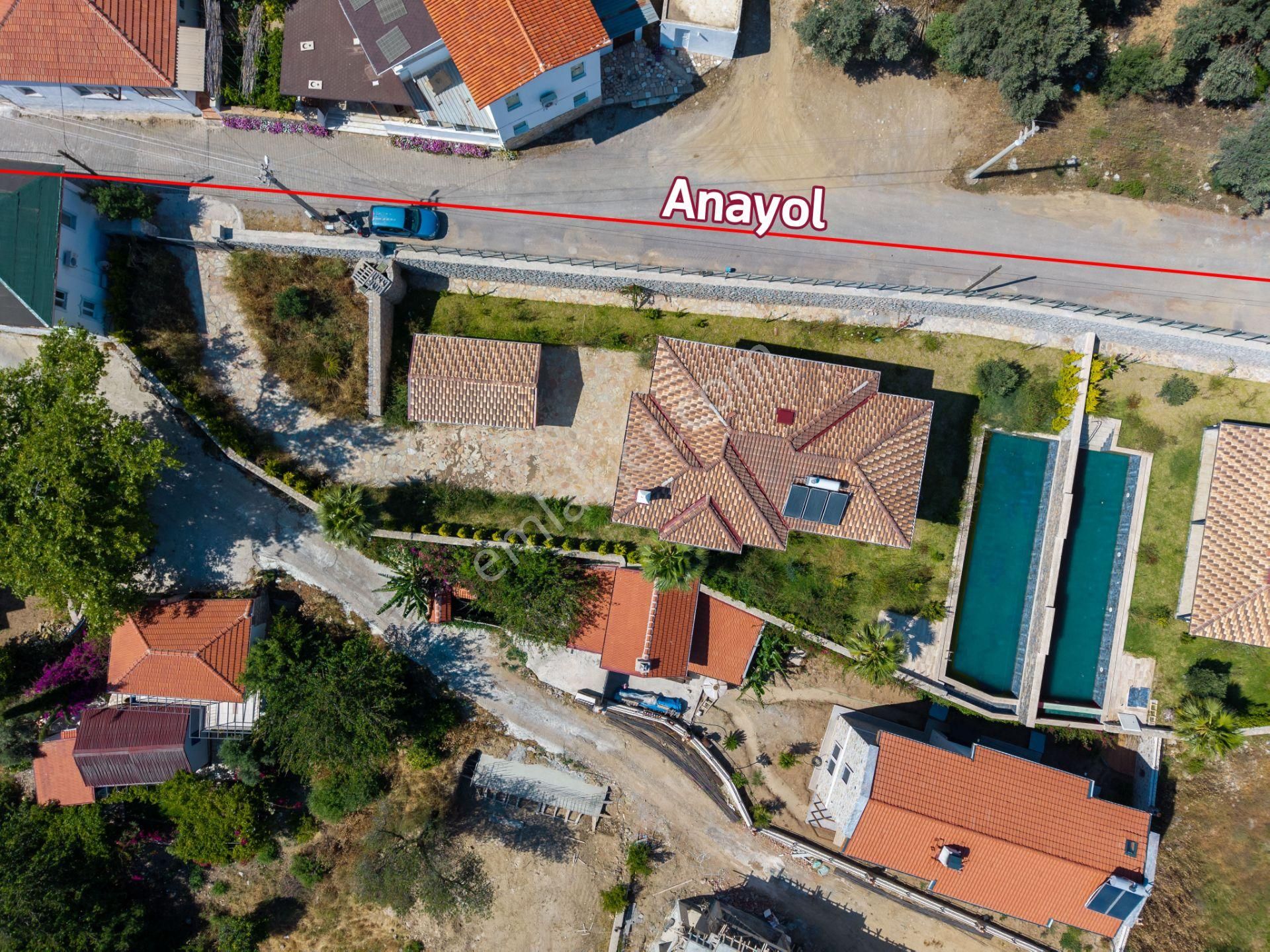 Datça Emecikte 1000m2 Arsa İçinde Deniz Manzaralı,havuzlu Villa - Görsel 32