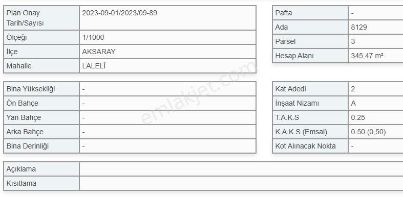 Laleli Mah. Villalr Bölgesinde 2 Tarafı Yol Satılık Müstakil Ev - Görsel 8