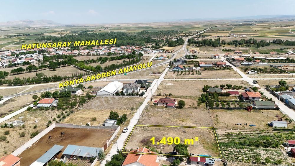 Konya / Meram / Hatunsaray Mahallesinde 1.490 M² Müstakil Tapulu Arsa