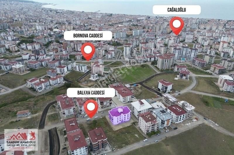 Samsun Atakum Yatay Mimari 3 Katlı Bina Satılık 3+1 Sıfır Daire