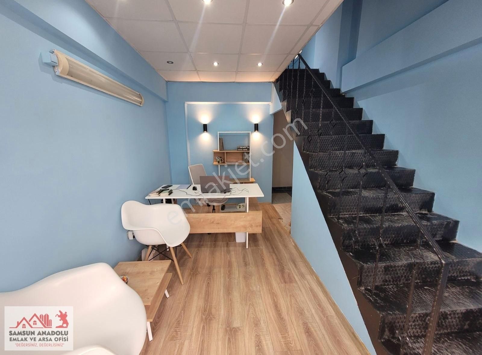 Samsun Atakum Ömürevleri'nde İki Katlı Hazır Ofis Kiralık Dükkan