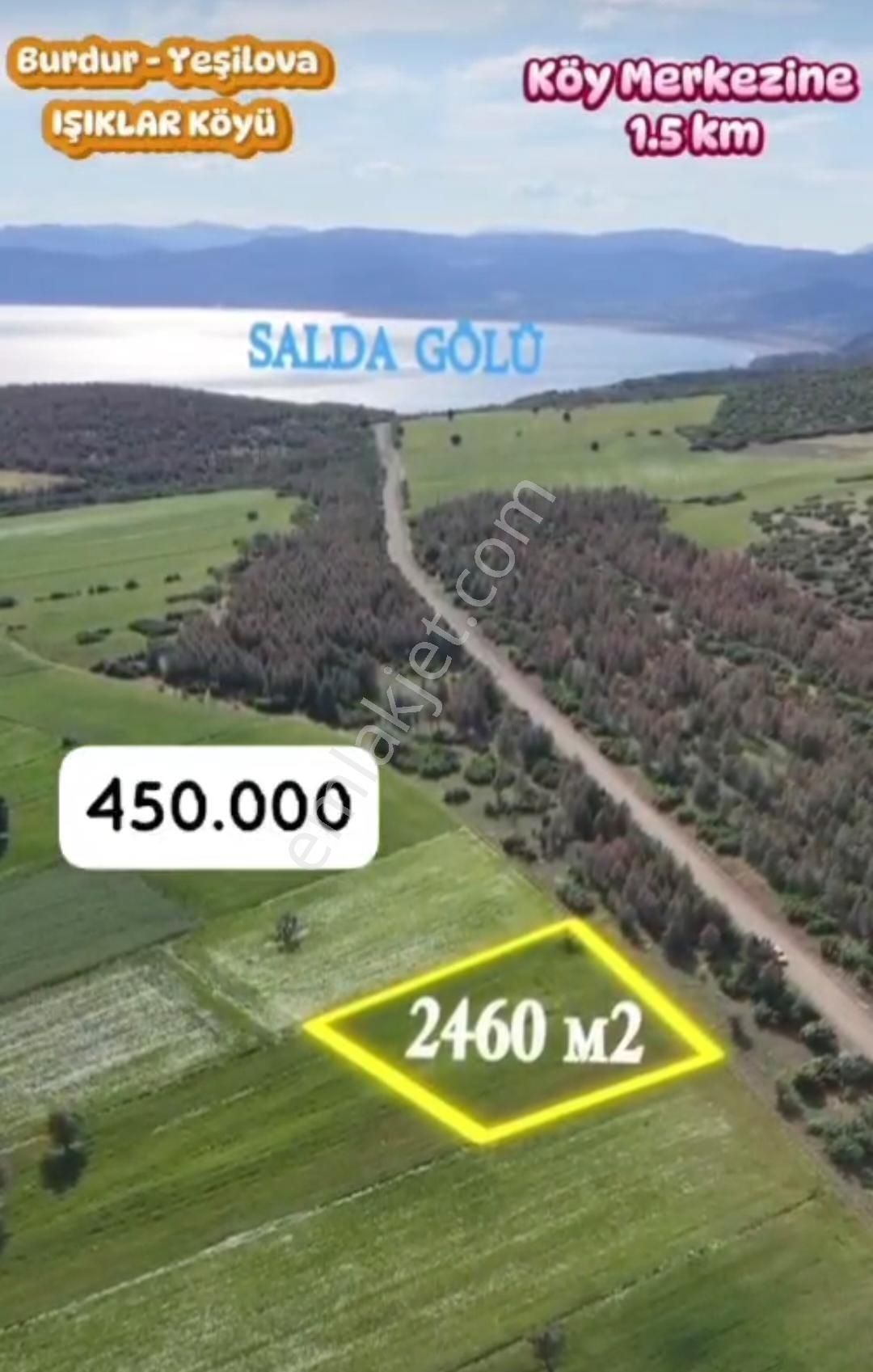 Burdur Yeşiova Kayadibi Salda Gölüne Yakın Arazi