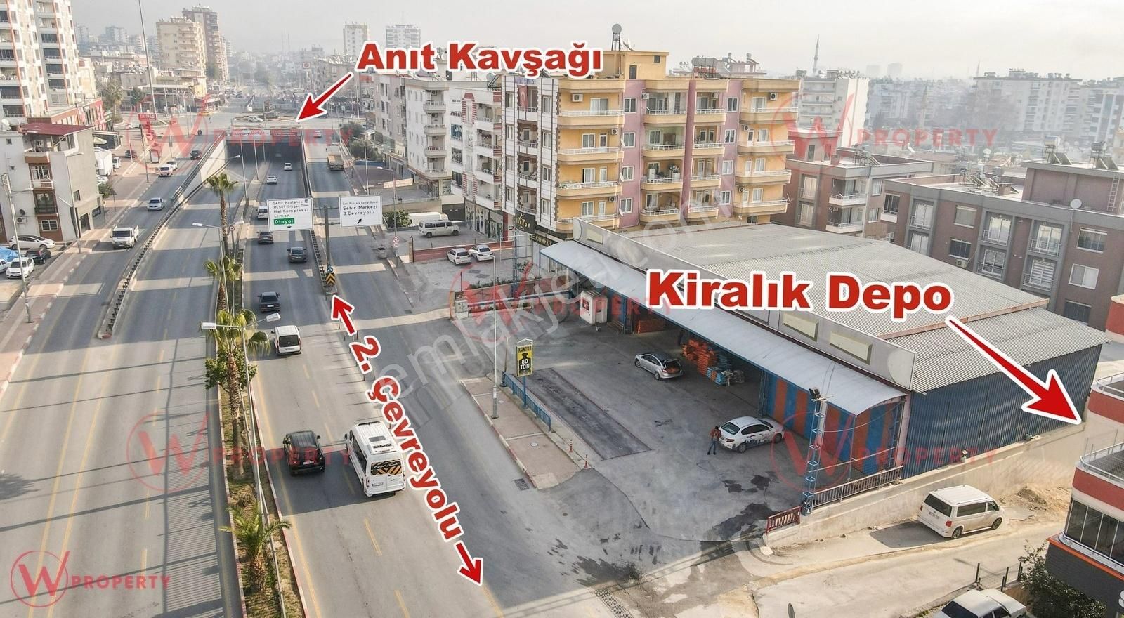 W Property'den 2.çevreyolu Anıt Kavşağı 600 M2 Kiralık Depo