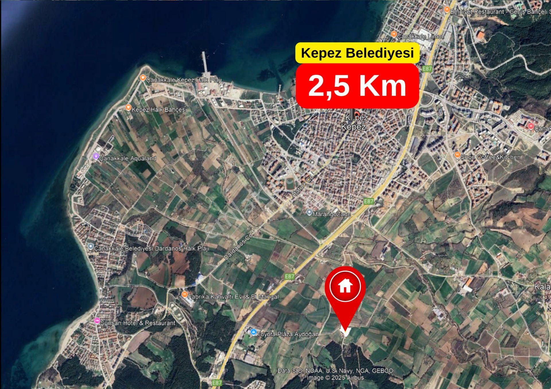 Çanakkale Çınarlı Satılık Tarla Yolu Var İzmir Yoluna 700 M. - Görsel 15