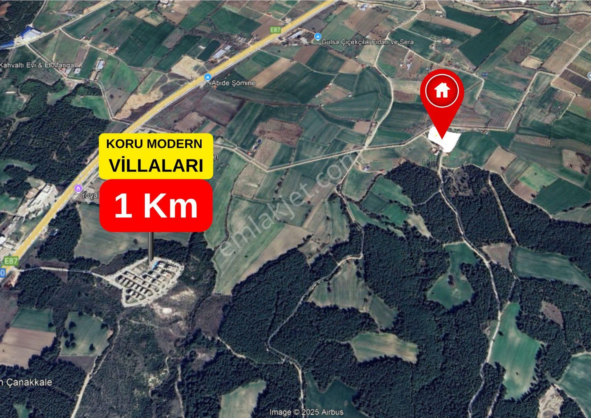 Çanakkale Çınarlı Satılık Tarla Yolu Var İzmir Yoluna 700 M. - Görsel 13