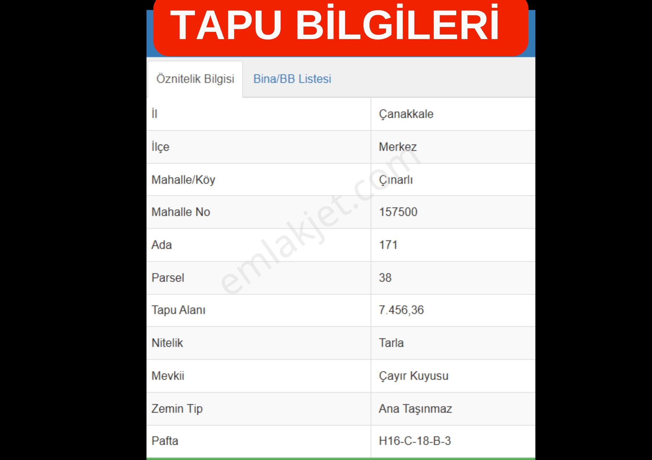 Çanakkale Çınarlı Satılık Tarla Yolu Var İzmir Yoluna 700 M. - Görsel 19