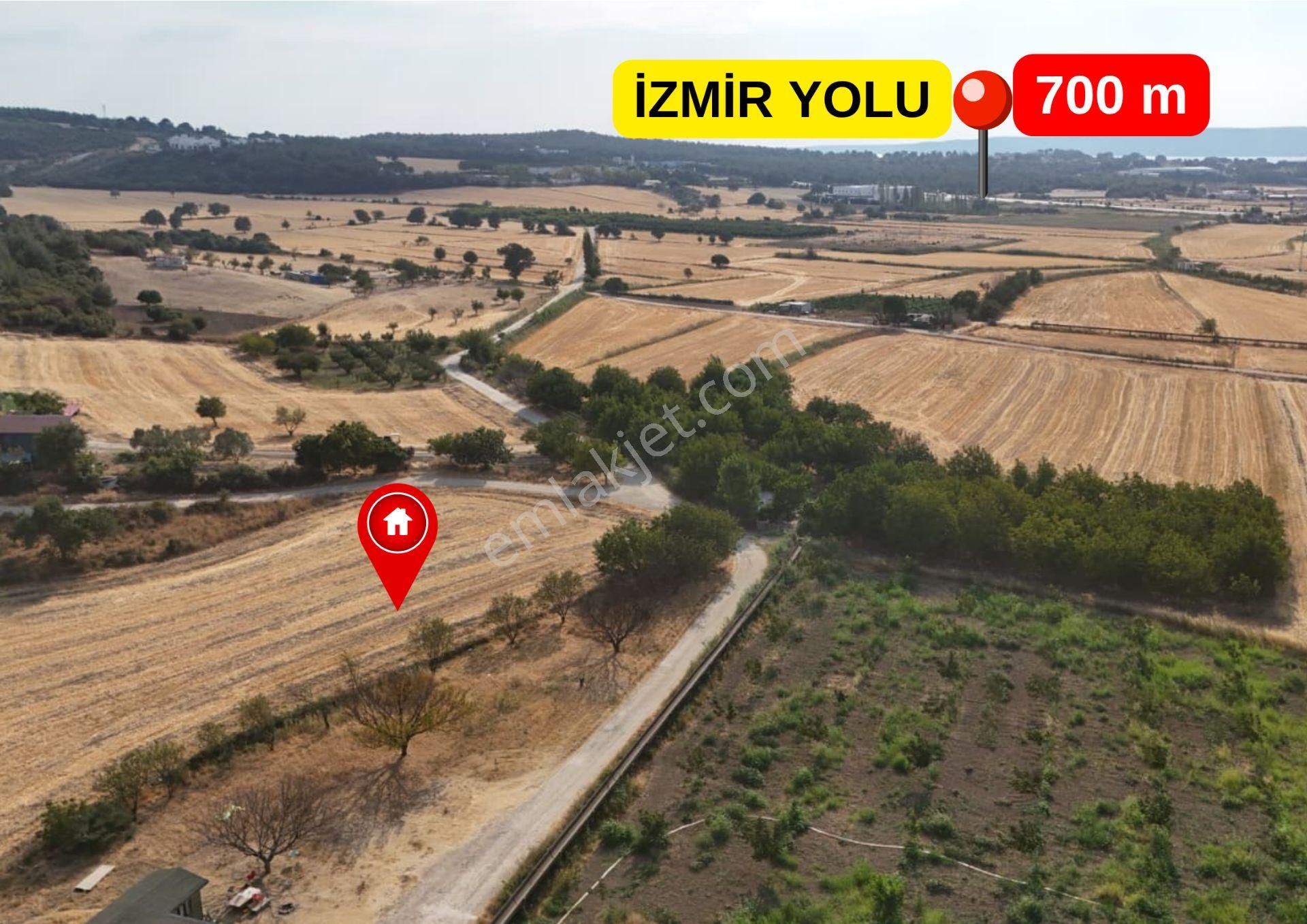 Çanakkale Çınarlı Satılık Tarla Yolu Var İzmir Yoluna 700 M. - Görsel 2