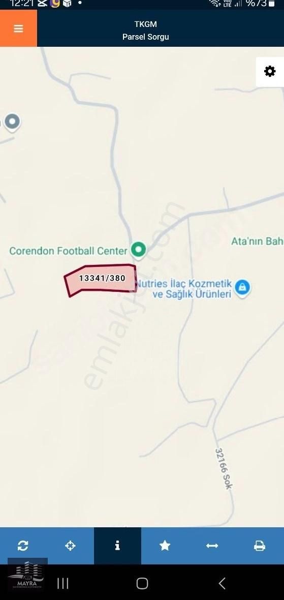 Kemerağzında İmara Yakın Corendon Sahası Yanı 552m2 Satılık Arsa