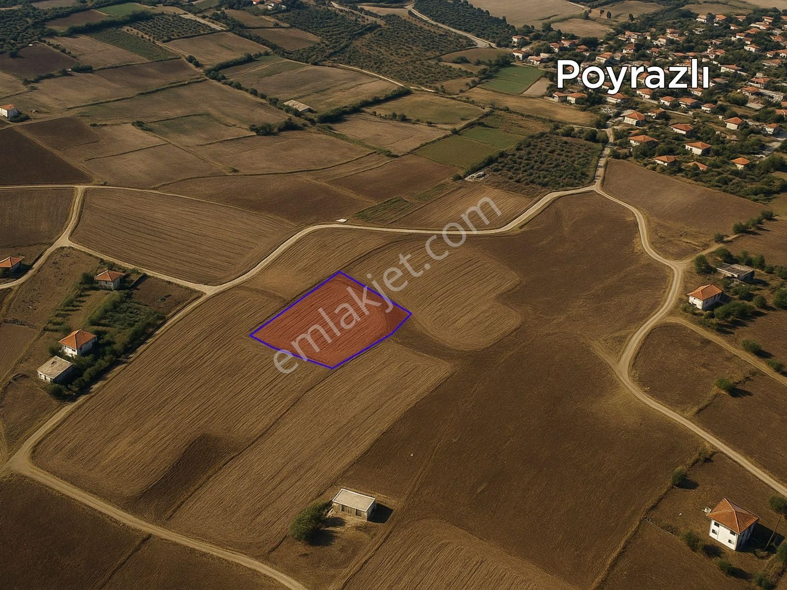 Re/max İnci'den Paşalimanı Poyrazlı Köyü 3.143m2 Satılık Tarla