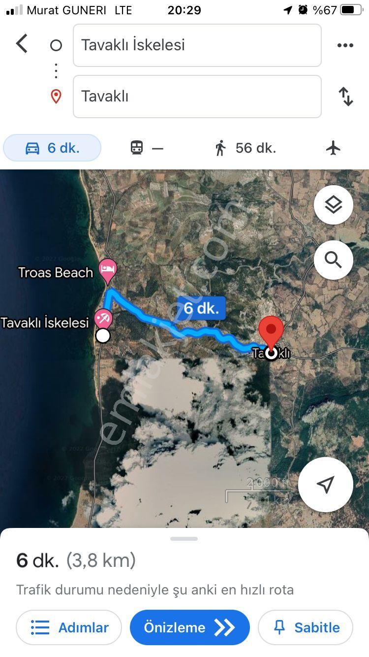 Çanakkale Ezine Tavaklı Köyü Satılık % 40 + 40 İmarlı Arsa - Görsel 31