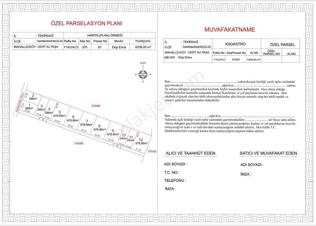 Yatırımlık Sanayi İmarlı Arazi M.ereğlisi - Görsel 3