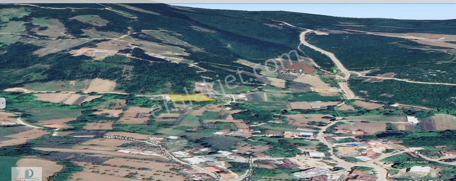 Dijitalemlak'tan Nilüfer İnegazide Köye Yakın Yola Cephe 1 Dönüm Kıymetli Tarla. - Görsel 5