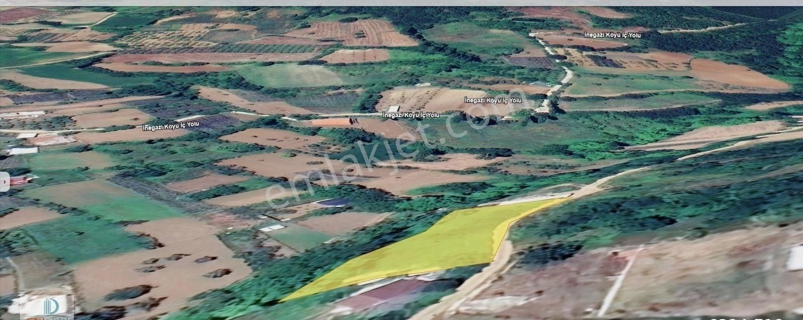 Dijitalemlak'tan Nilüfer İnegazide Köye Yakın Yola Cephe 1 Dönüm Kıymetli Tarla. - Görsel 8