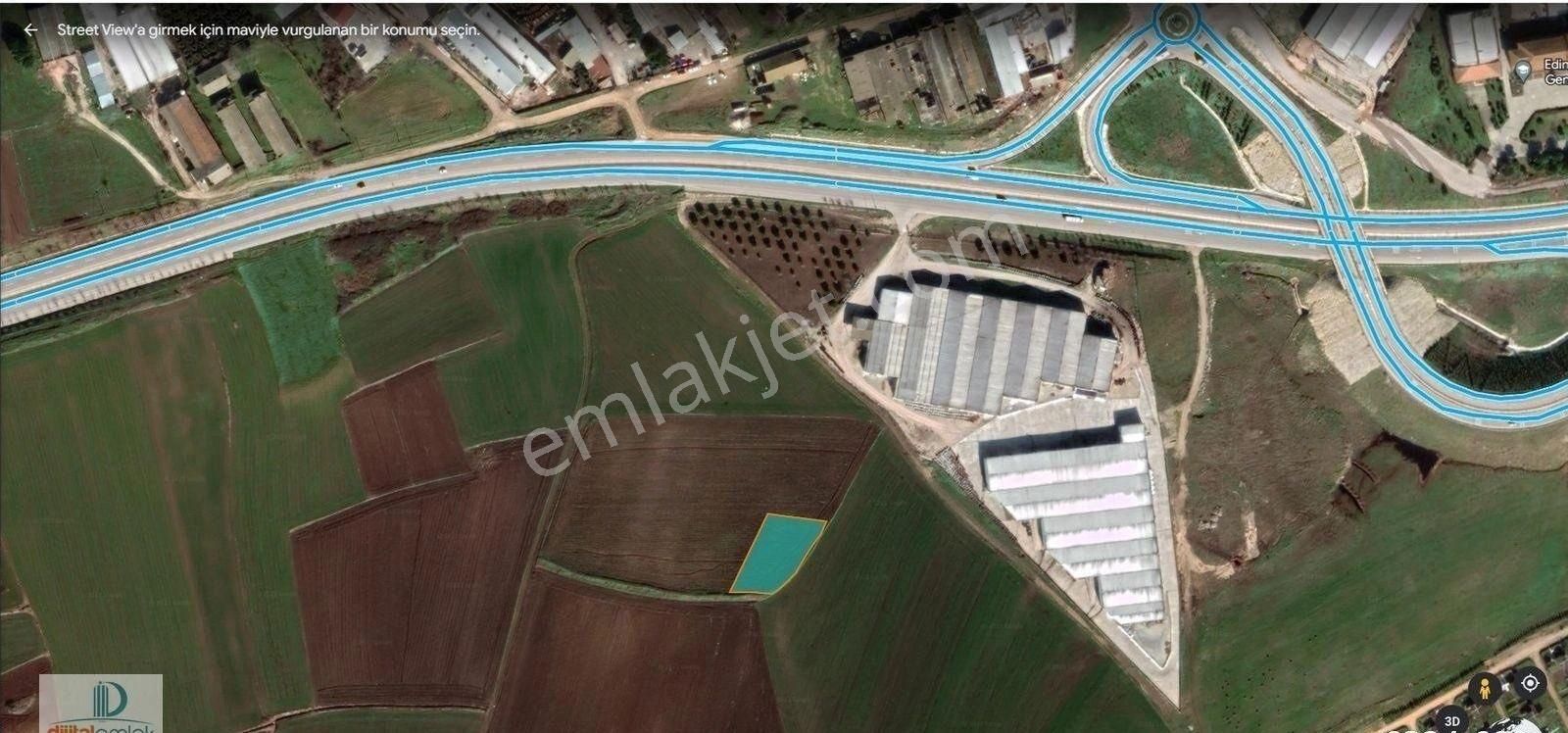 Dijitalemlak'tan Bandırma Edincikte Ana Yola Yakın Satılık Yatırımlık 1.455 M2 Kıymetli Arazi.