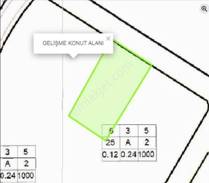 Satılık Temiz Villa Parseli Melikgazi Becen Mah. Fiyat 10.000.000 Tl Tek Tapu - Görsel 3