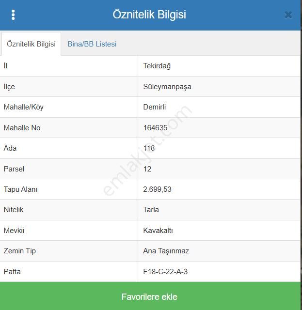 "demirol'dan" Demirli'de Köye Yakın Resmi Yola Cephe Satılık 2700 M2