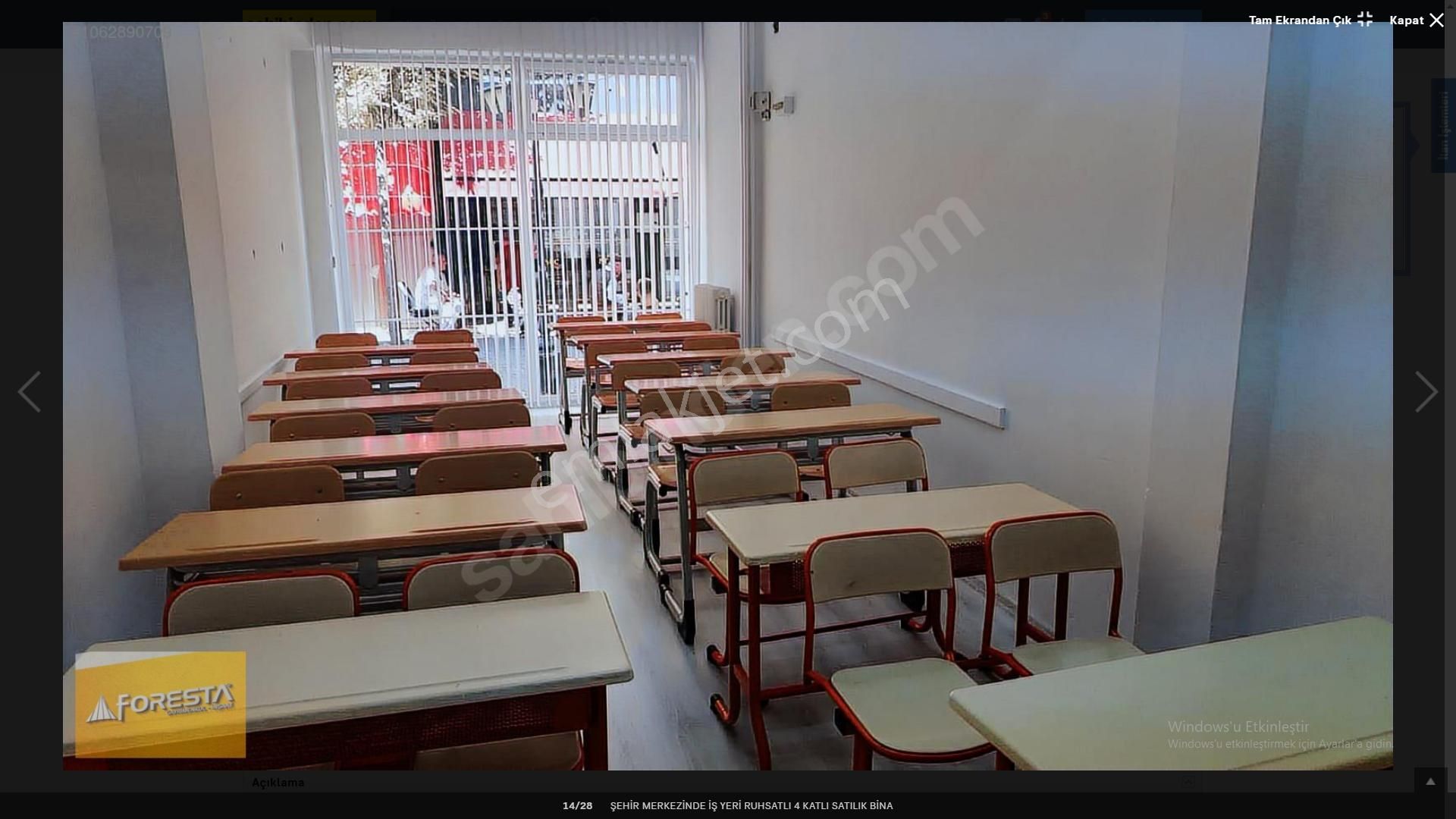 Şehir Merkezinde İş Yeri Ruhsatlı 4 Katlı Satılık Bina - Görsel 9